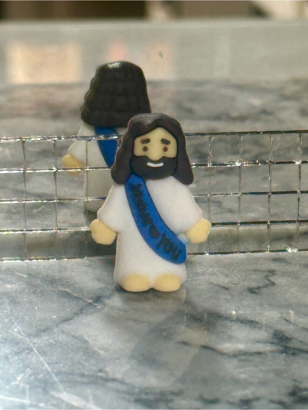 A little Jesus for you pocket or your desk